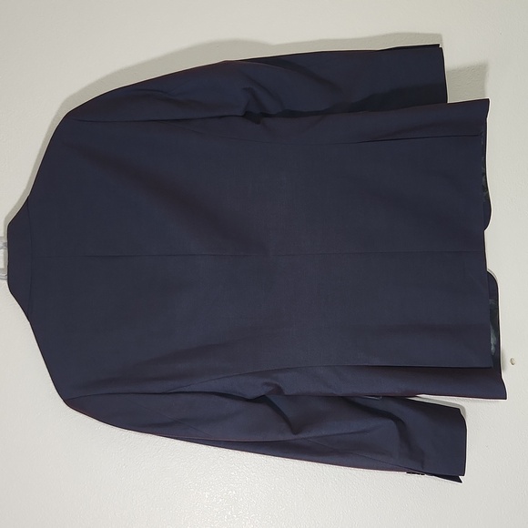 Calvin Klein Suit Jacket Iridescent Blue Size 38R NWOT - Picture 10 of 11